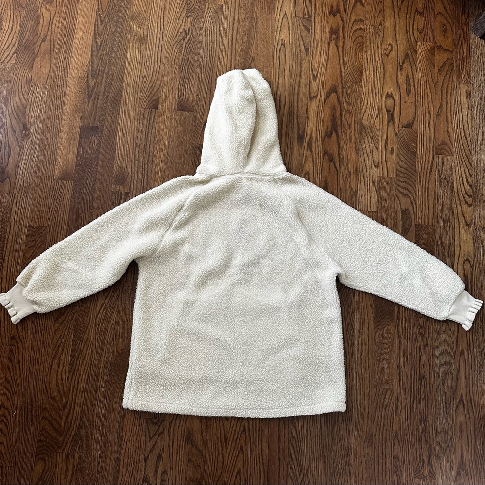kate spade new york Logo Sherpa Hoodie, size L - Picture 3 of 8